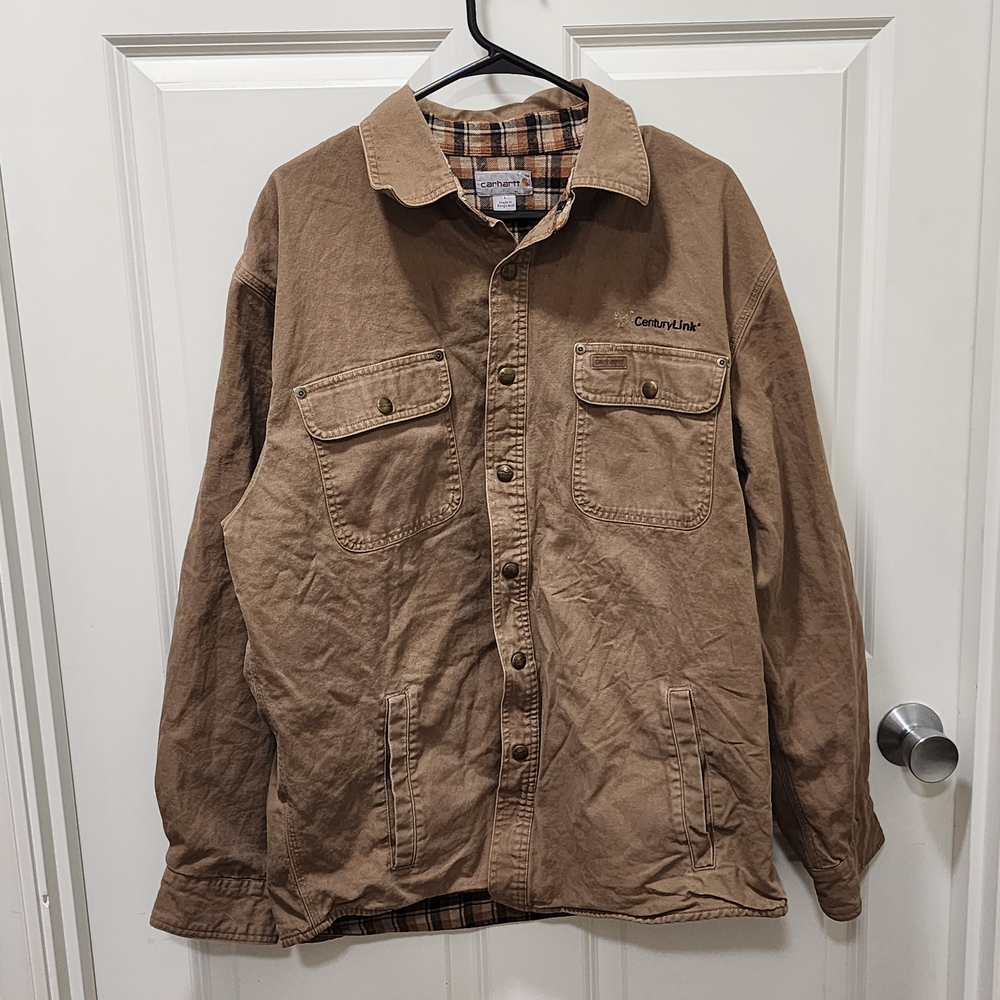 Carhartt Men's Flannel Shirt Jacket